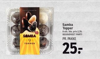SPAR Samba Topper tilbud