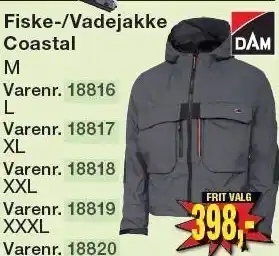 Harald Nyborg Dam fiske-/vadejakke coastal tilbud