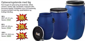 Harald Nyborg Opbevaringstønde med låg tilbud