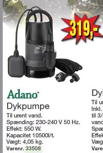 Harald Nyborg Dykpumpe tilbud
