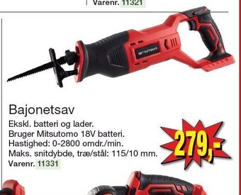 Harald Nyborg Bajonetsav tilbud