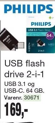 Usb flash drive 2-i-1