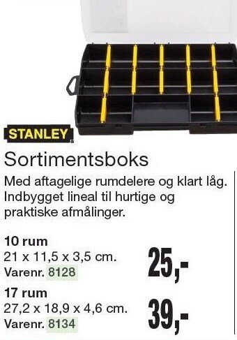 Harald Nyborg Stanley sortimentboks tilbud