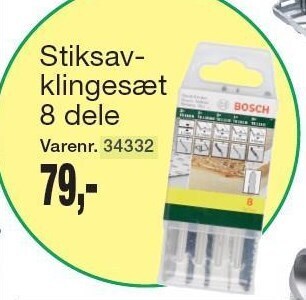 Harald Nyborg Stiksavklingesæt 8 dele tilbud