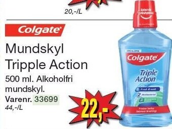 Colgate mundskyl tripple action