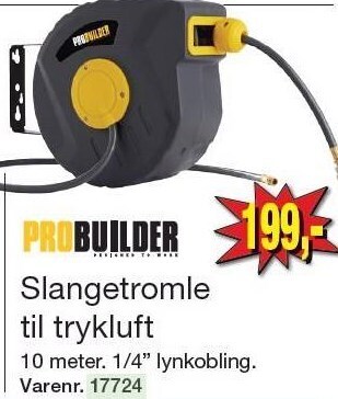Harald Nyborg Probuilder slangetromle til trykluft tilbud