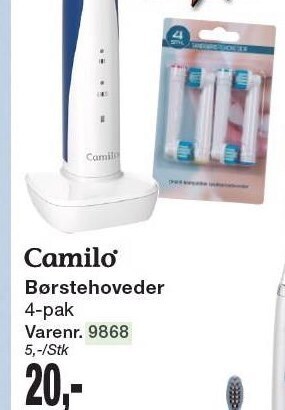 Harald Nyborg Camilo børstehoveder tilbud