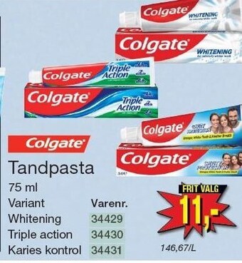 Harald Nyborg Colgate tandpasta tilbud