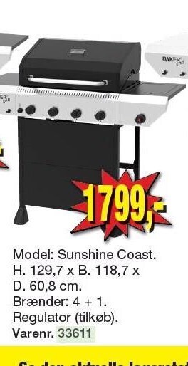 Harald Nyborg Baker grill gasgrill tilbud