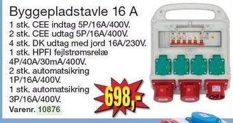 Harald Nyborg Byggepladstavle 16 a tilbud