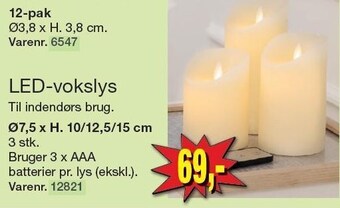 Harald Nyborg Led-vokslys tilbud