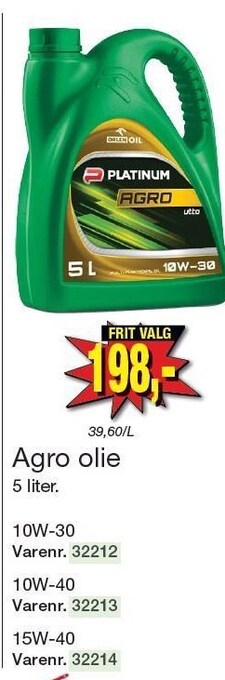 Harald Nyborg Agro olie tilbud