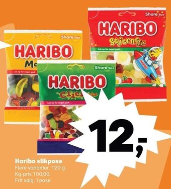 Kvickly Haribo slikpose tilbud