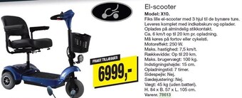 El-scooter - model: x10