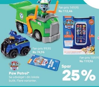 Kvickly Paw patrol tilbud