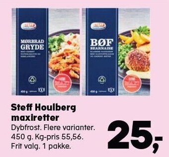 Kvickly Steff houlberg maxiretter tilbud