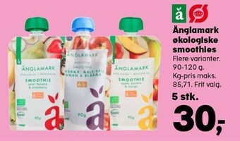Änglamark økologiske smoothies