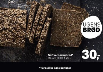 Kvickly Softkernerugbrød tilbud
