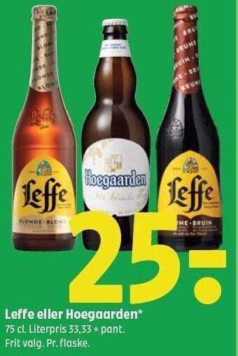 Coop 365 Leffe el. hoegaarden tilbud