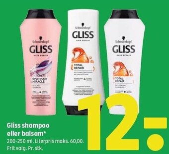 Gliss shampoo el. balsam