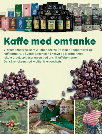 SuperBrugsen Kaffe med omtanke tilbud