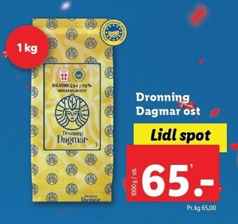 Lidl Dronning dagmar ost tilbud