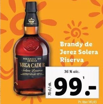 Brandy de jerez solera riserva