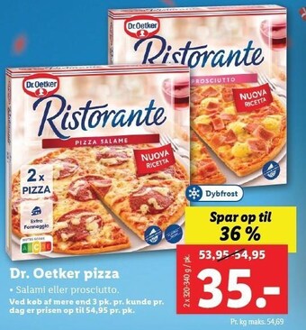 Lidl Dr. oetker pizza tilbud