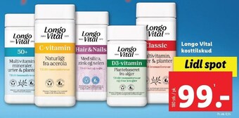 Lidl Longo vital kosttilskud tilbud