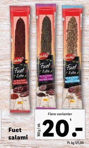 Lidl Fuet salami tilbud