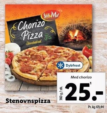 Lidl Stenovnspizza tilbud