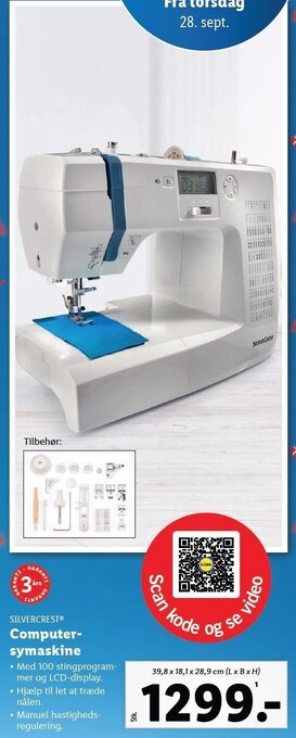 Lidl Computer-symaskine tilbud