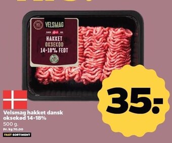 Netto Velsmag hakket dansk oksekød 14-18% tilbud