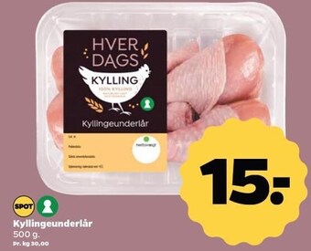 Netto Kyllingeunderlår tilbud