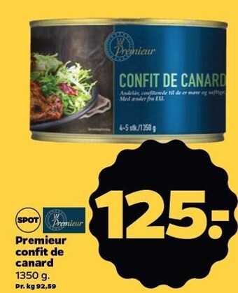 Netto Premieur confit de canard tilbud