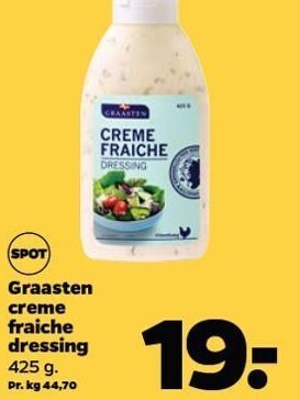 Netto Graasten creme fraiche dressing tilbud