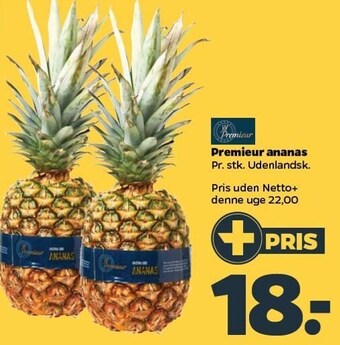 Netto Premieur ananas tilbud