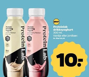 Netto Proteinlab drikkeyoghurt tilbud