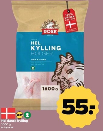 Netto Hel dansk kylling tilbud