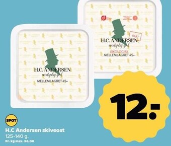 Netto H.c. andersen skiveost tilbud