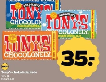 Tony's chokoladeplade