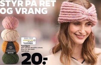 Netto Tweedgarn tilbud