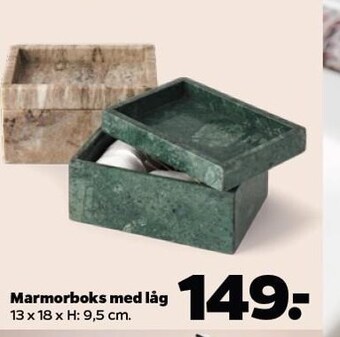 Netto Marmorboks med låg tilbud
