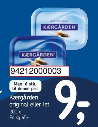 Føtex Kærgården 200g tilbud