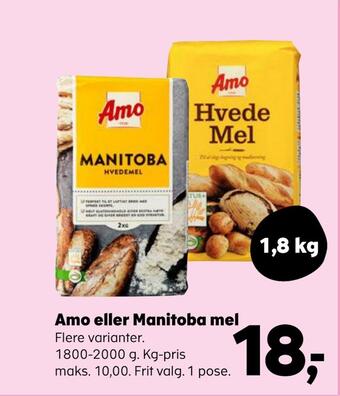 Kvickly Amo eller manitoba mel tilbud