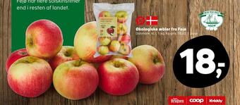 Kvickly Økologiske æbler fra fejø tilbud