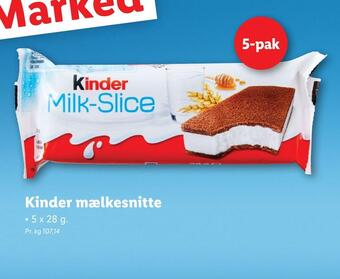 Kinder mælkesnitte