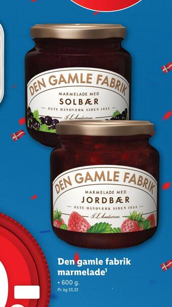 Lidl Den gamle fabrik marmelade tilbud