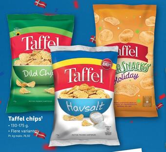 Lidl Taffel chips tilbud