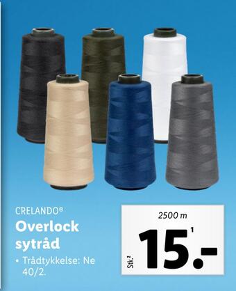 Overlock sytråd